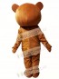 Brown Bear Mascot Costumes Line Town Friends 
