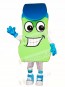 Green Buddy Backpack Mascot Costumes