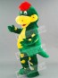 Green Dinosaur with Yellow Belly Mascot Costumes