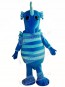Cute Blue Hippocampus Seahorse Mascot Costumes Animal 