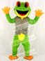 Green Tree Frog in Vest Mascot Costumes
