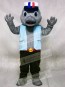 Cute Sailor Sea Lion Seal with Blue Vest Mascot Costumes Animal