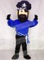 High Quality Adult Fierce Dark Blue Pirate Mascot Costume