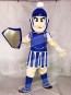 Dark Blue Spartan Trojan Knight Sparty Mascot Costumes with Shield People