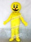 Yellow Boogie Man Mascot Costume