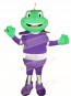 Frog in Purple Suit Mascot Costumes Animal