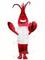 Red Lobster Mascot Costumes in White Shirt Sea Animal