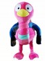 Riding a Pink Ostrich Birds Mascot Costumes Animal 