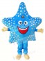 Blue Starfish Mascot Costumes Sea Ocean