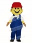 Building Worker Builder Mascot Costumes People