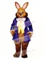 Easter Mr. Brown Bunny Mascot Costume