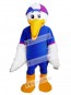 Bird in Blue Shirt Mascot Costume Animal 