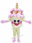 Two-Layer Birthday Cake with Candle Mascot Costume