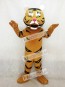 Adult Yellow Orange Tiger Ted Mascot Costume