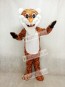 Cute Reddish Brown Stripe Tiger Adult Mascot Costume