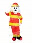 Sparky the Fire Dog with Orange and Yellow Suit NFPA Mascot Costume 