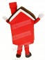 Red Housing Mascot House Mascot Costume Home Mascot Cartoon