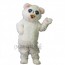 Cute Snowball Cat Mascot Costume