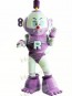 Light Purple Robot Plush Adult Mascot Costume College