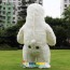 Polar Bear Inflatable Costume For Advertising 2.6M Tall Customize For Adult Suitable For 1.6m To 1.9m Adult