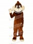 Happy Brown Monkey Mascot Costumes Cartoon