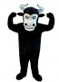 Black Fierce Bull Mascot Costume