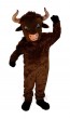 Brown Bison Bull Mascot Costume Animal