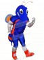 Blue Hornet with Big Eyes Mascot Costumes Cartoon