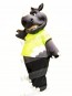 Strong  Rhino with Big Mouth Mascot Costumes Adult