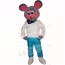 Smiling Sport Lightweight Mouse Mascot Costumes Cartoon