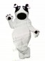 Lovely White Dog Mascot Costume Cartoon