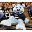 Louie Blue Furred Polar Bear Of The St Louis Blues Mascot Costume